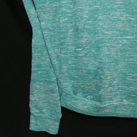 SWS, small, cropped knit hooded pullover sweater, kangaroo pockets, GUC - Picture 13 of 16